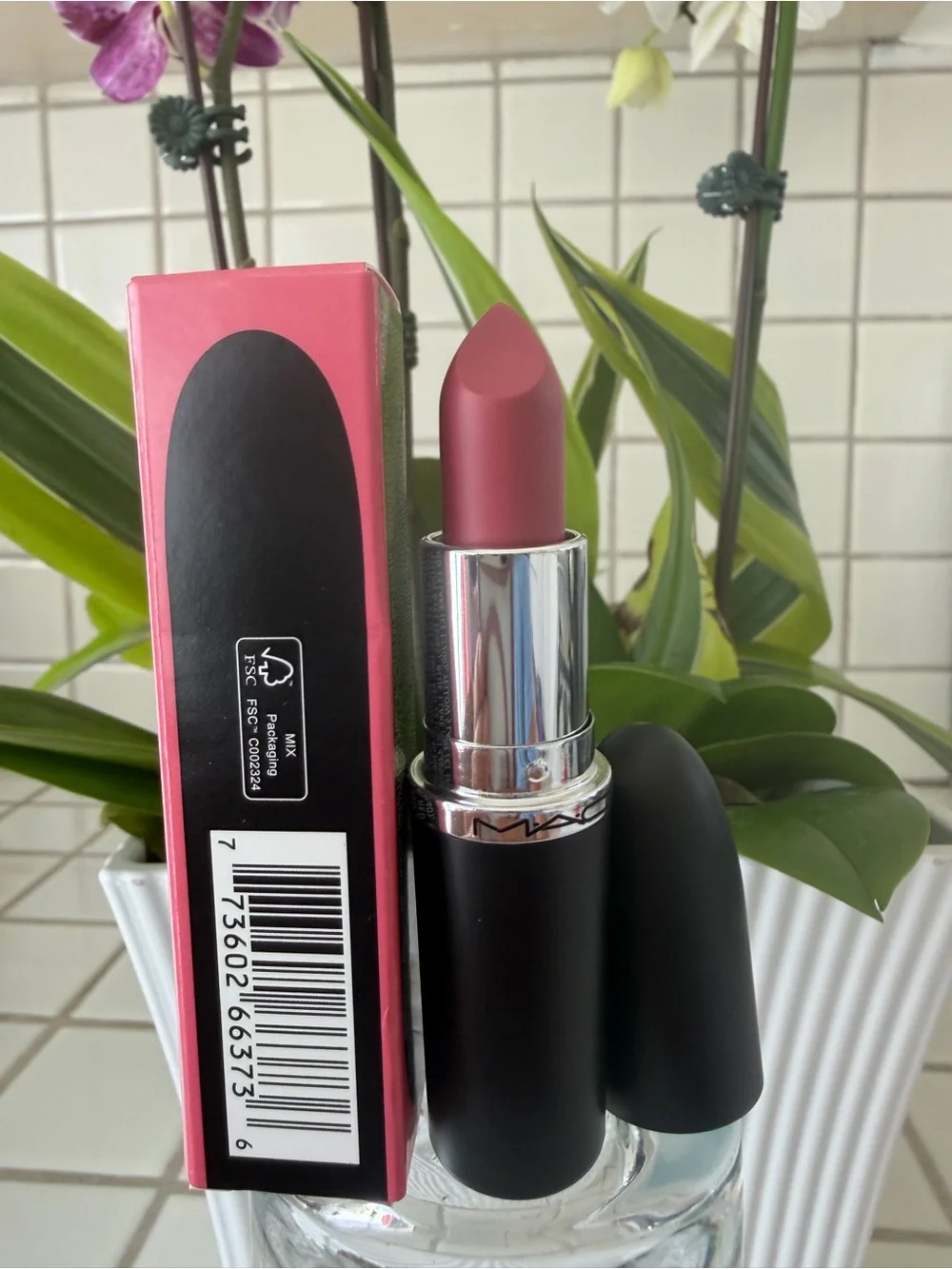 MAC Cosmetics Satin Lipstick - Mauve Rose 802 BRAVE